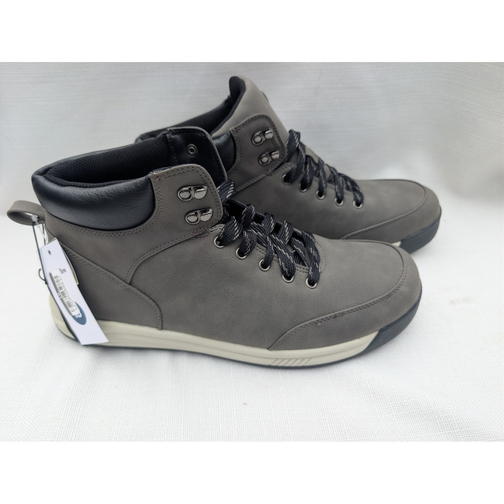 Goodfellow & Co Mens Anders Memory Foam Boots Grey Mid Top Sneakers Size 13‎ NEW